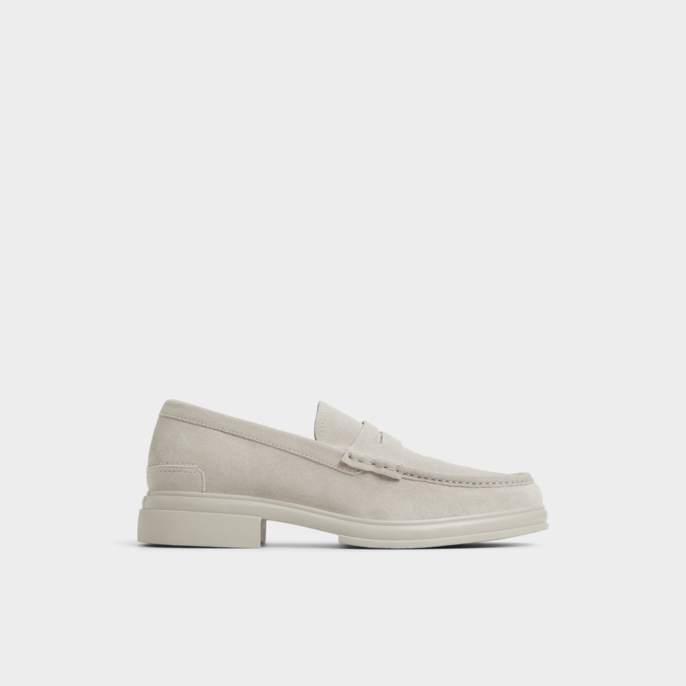 Aldo Tucker Light Grey Men's Dress Shoes - Loafer Men