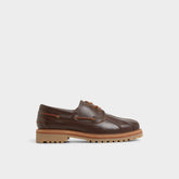 Aldo Finn in Medium Brown - Boat shoe, Lug sole Men
