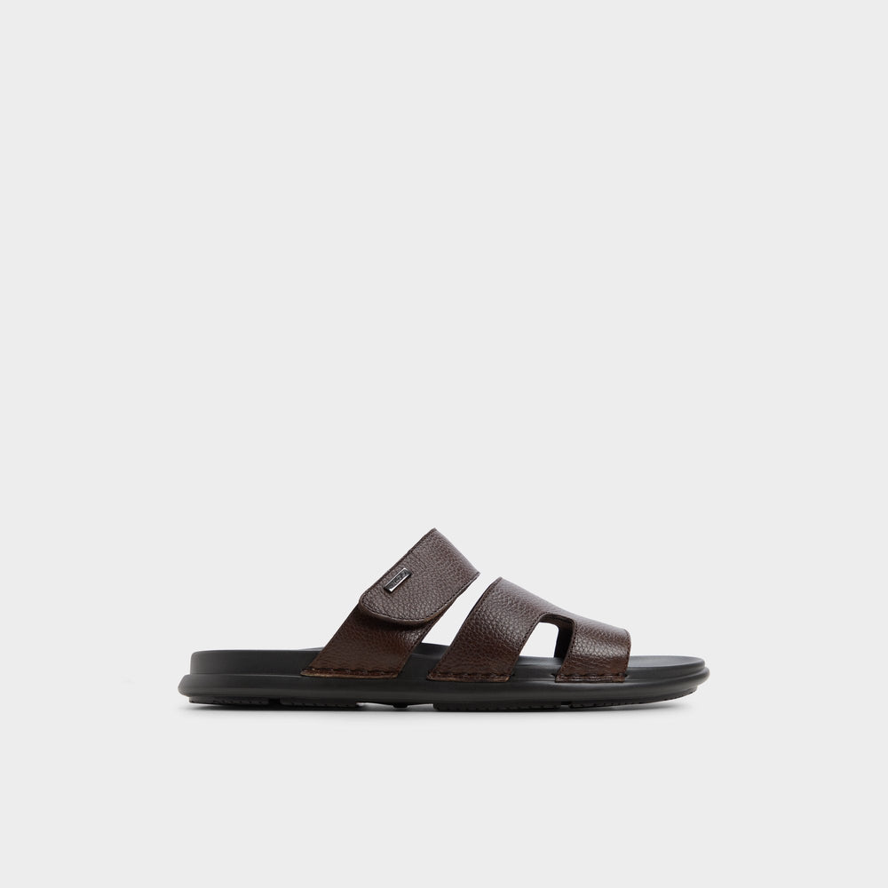 Aldo Windham Dark Brown Men's Sandals & Slides - Slide sandal Men