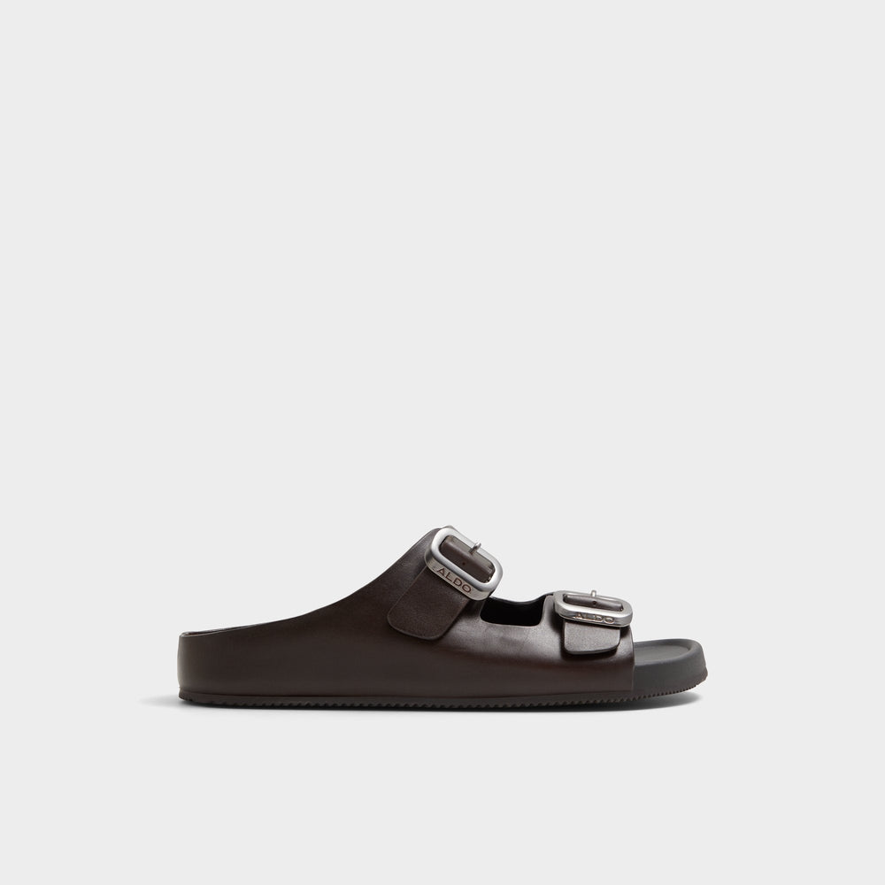 Aldo Kennebunk Dark Brown Men's Slides - Slide sandal Men