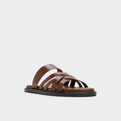 Aldo Haniff Cognac Men's Sandals & Slides - Strappy flat sandal Men
