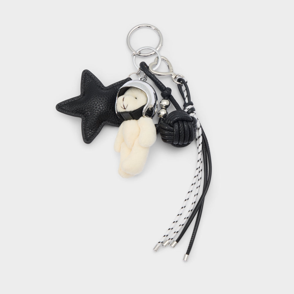 Aldo Astrobear in Black Silver Multi - Bag charm Bags|Accessories