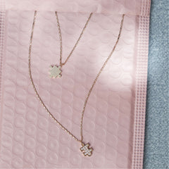 Aldo Besties Gold/Clear Multi Women's Necklaces - Gift set Accessories
