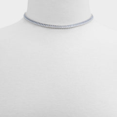 Aldo Maliana Silver/Clear Multi Women's Necklaces - Choker necklace Accessories