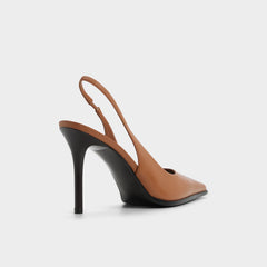 Aldo Re in Samantha Light Brown - Sling back high heel, Stiletto heel New