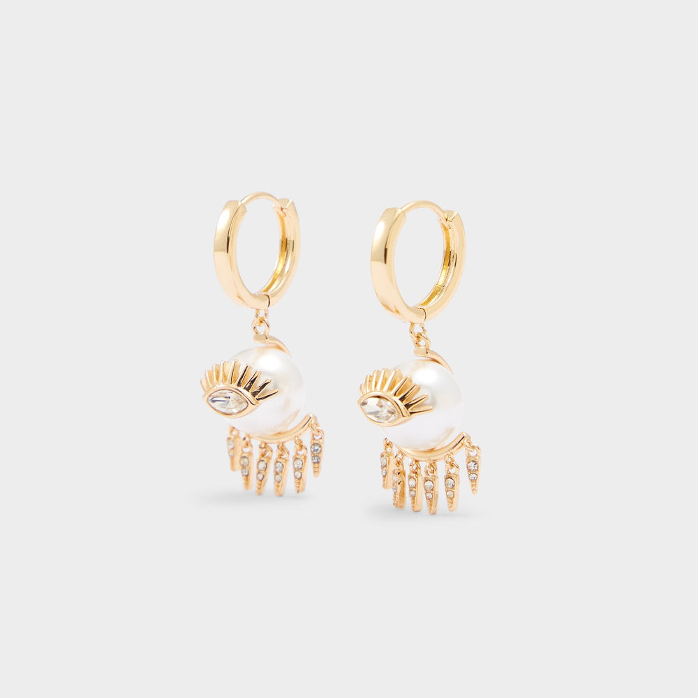 Aldo Kythe Gold/Clear Multi Women's Earrings - Earrings Women|Accessories