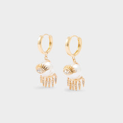 Aldo Kythe Gold/Clear Multi Women's Earrings - Earrings Women|Accessories