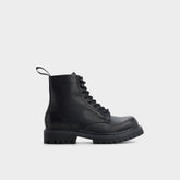 Aldo Doublezero in Other Black - Combat boot, Lug sole Men