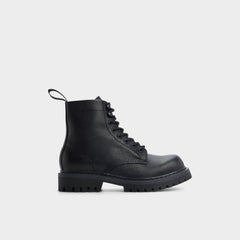 Aldo Doublezero in Other Black - Combat boot, Lug sole Men