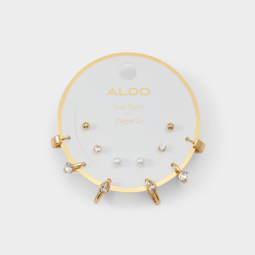 Aldo Faramanna Gold/Clear Multi Women's Cubic Zirconia - Earrings Women|Accessories