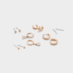 Aldo Jullianna Gold/Clear Multi Women's Earrings - Earrings Women|Accessories