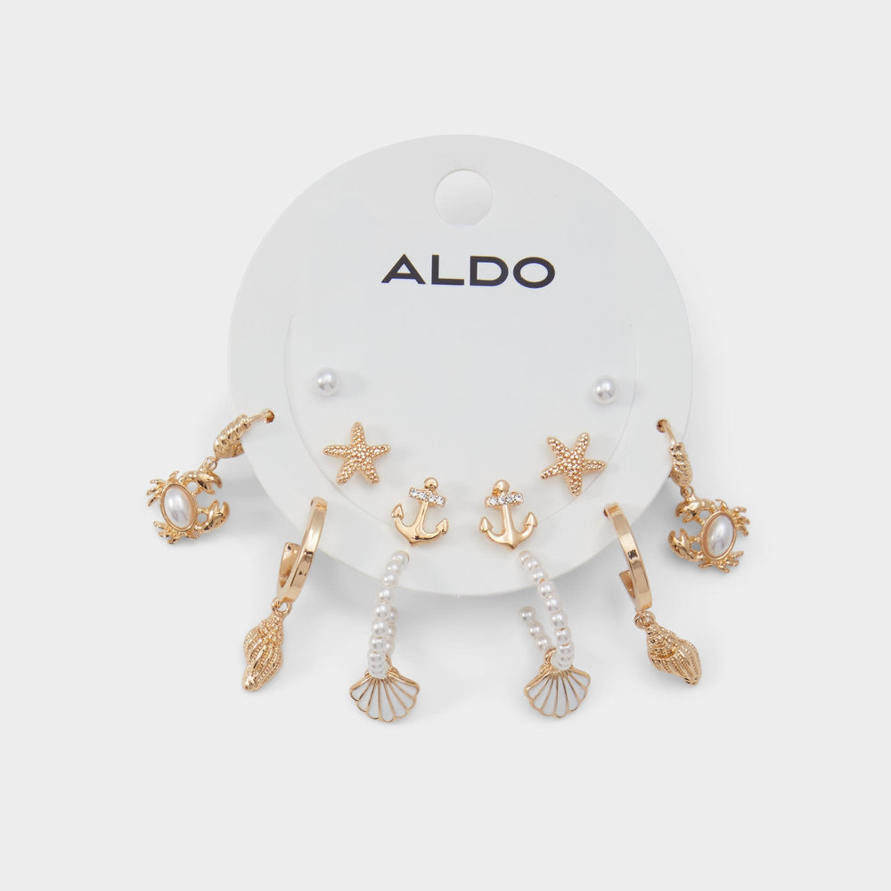 Aldo Myanchor Gold/Clear Multi Women's Earrings - Earrings Women|Accessories