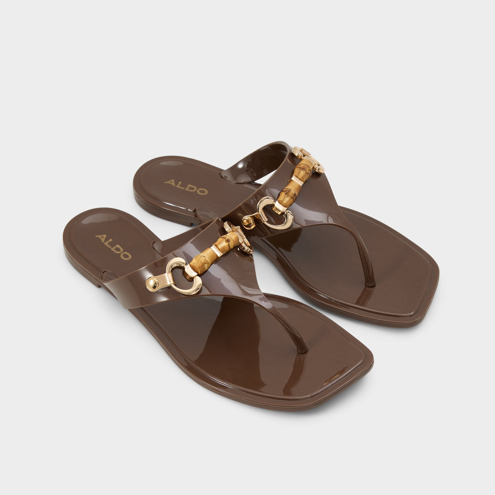 Aldo Flipnflow Brown Women's Jelly Sandals & Flip Flops - Jelly sandal Women