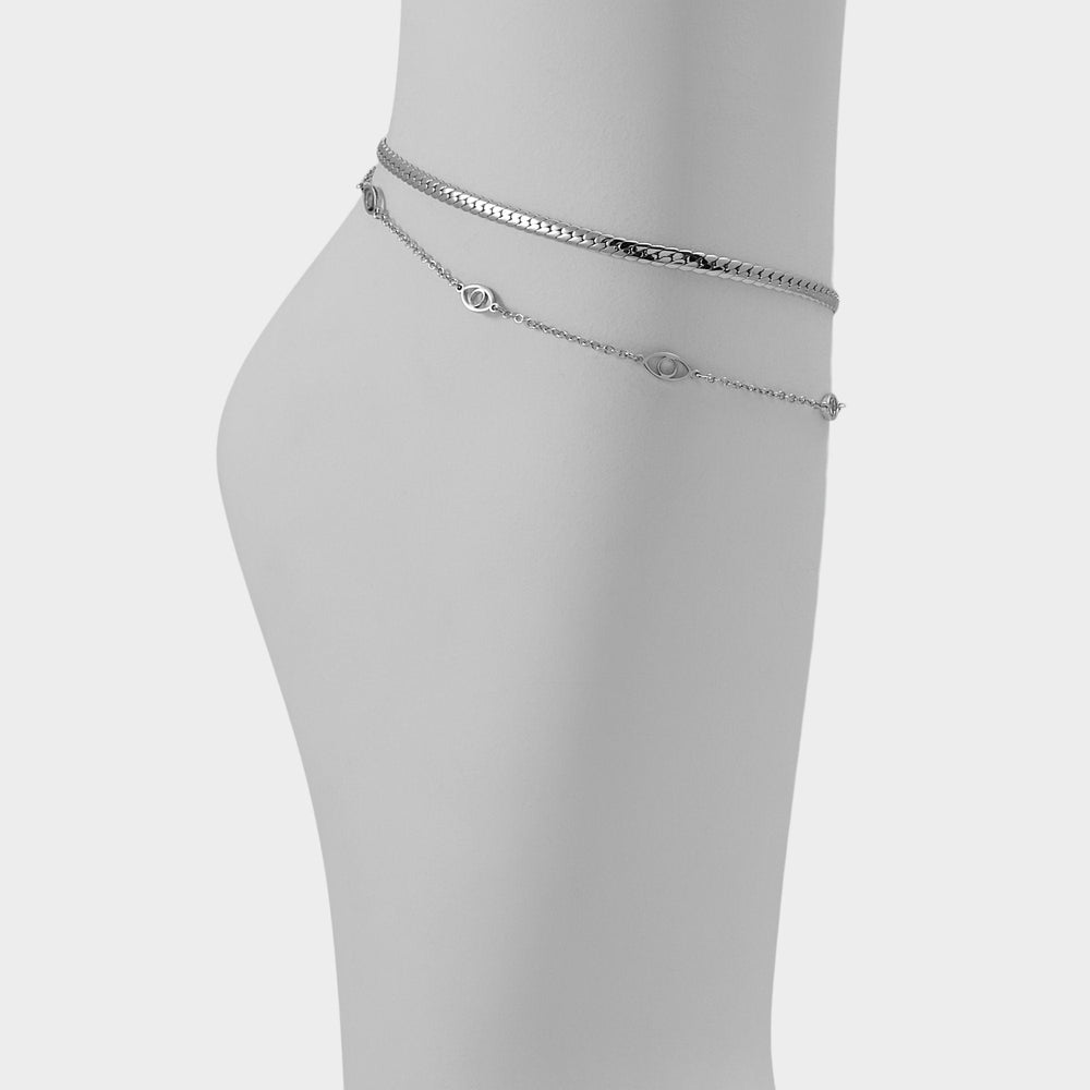 Aldo Gifted Silver Women's Stainless Steel - Anklet Women|Accessories