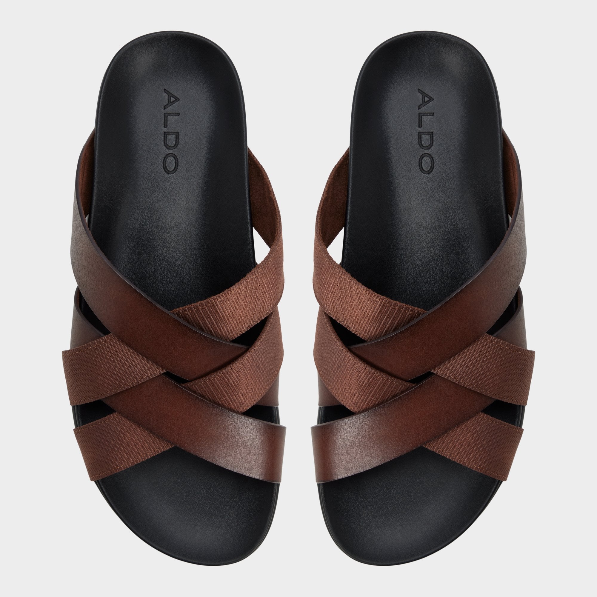 Aldo Florian in Dark Brown - Slide sandal New|Men
