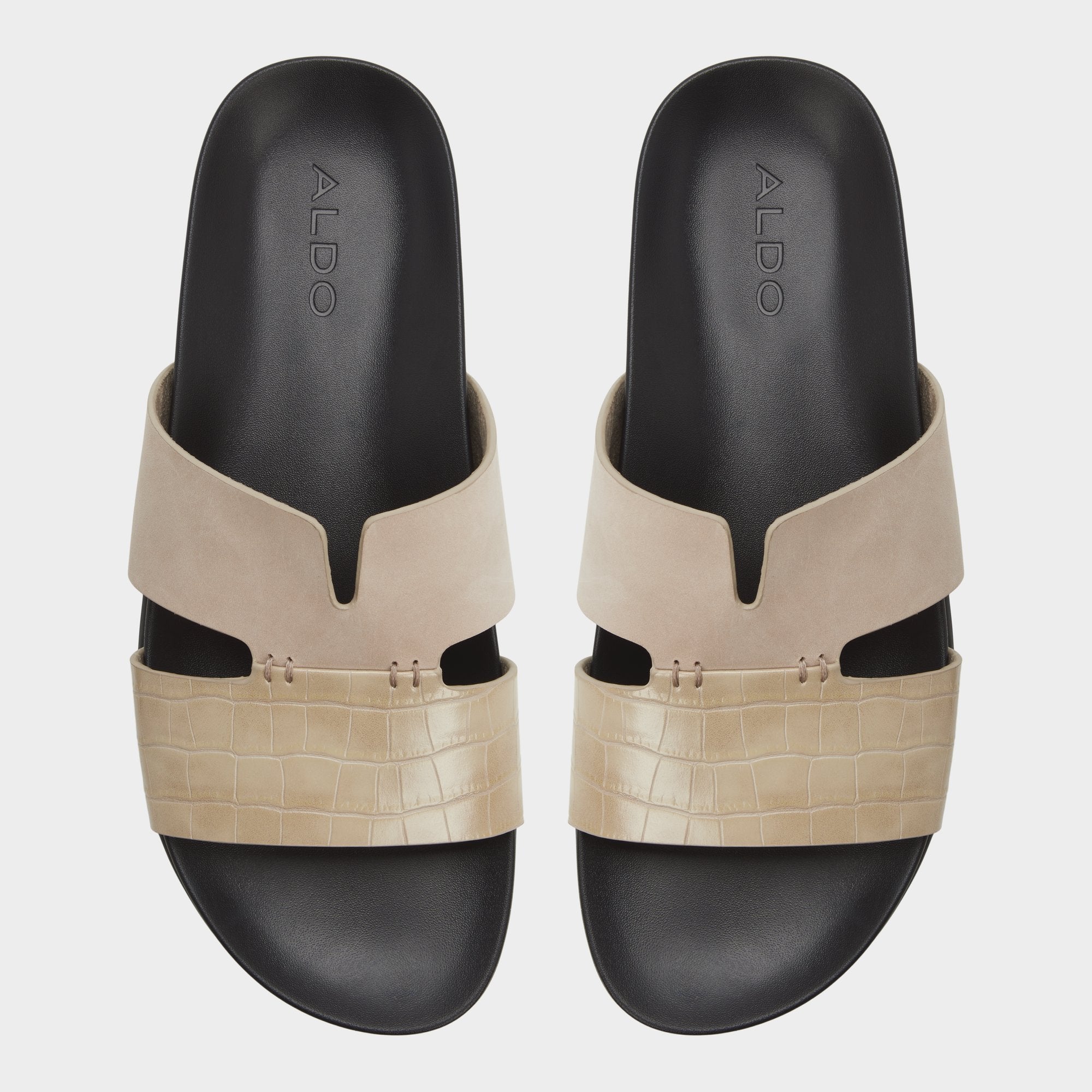 Aldo Marcelo in Taupe - Slide sandal New|Men