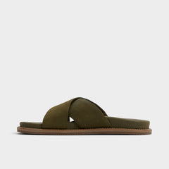 Aldo Marrin in Olive - Slide sandal New