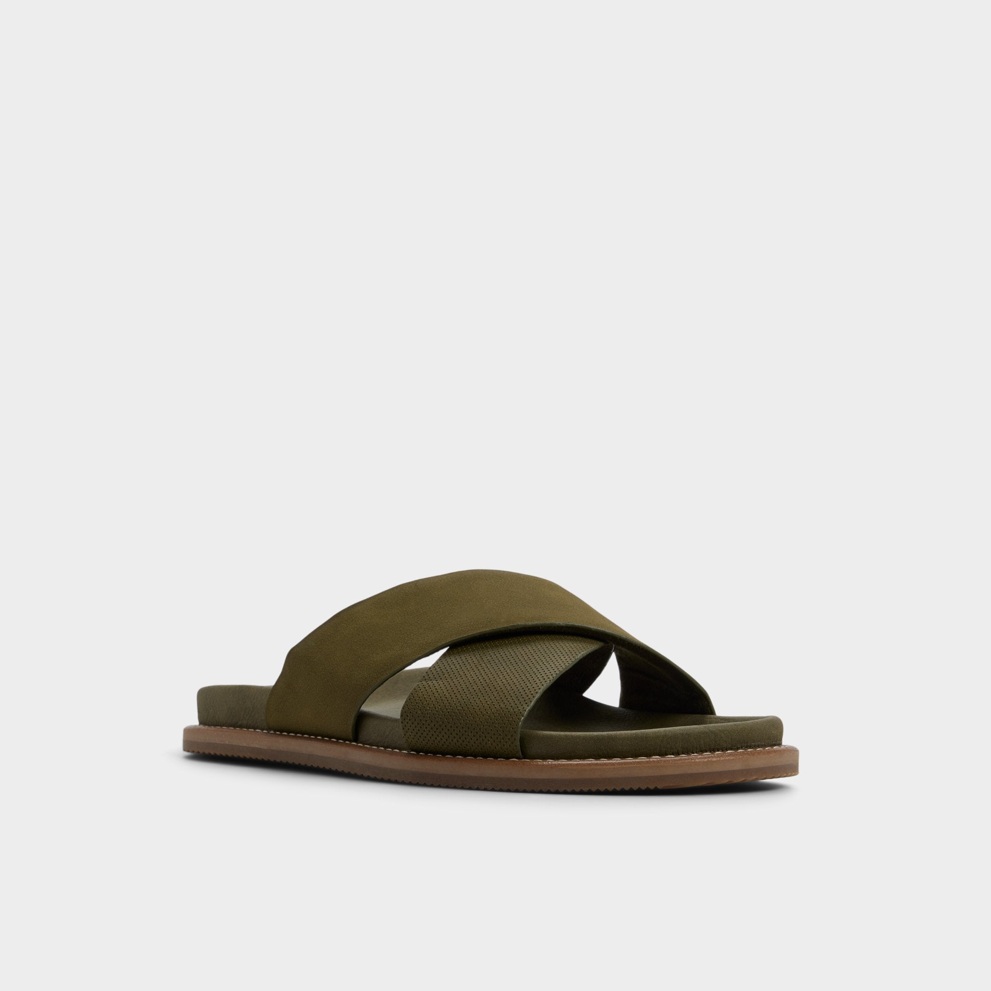 Aldo Marrin in Olive - Slide sandal New