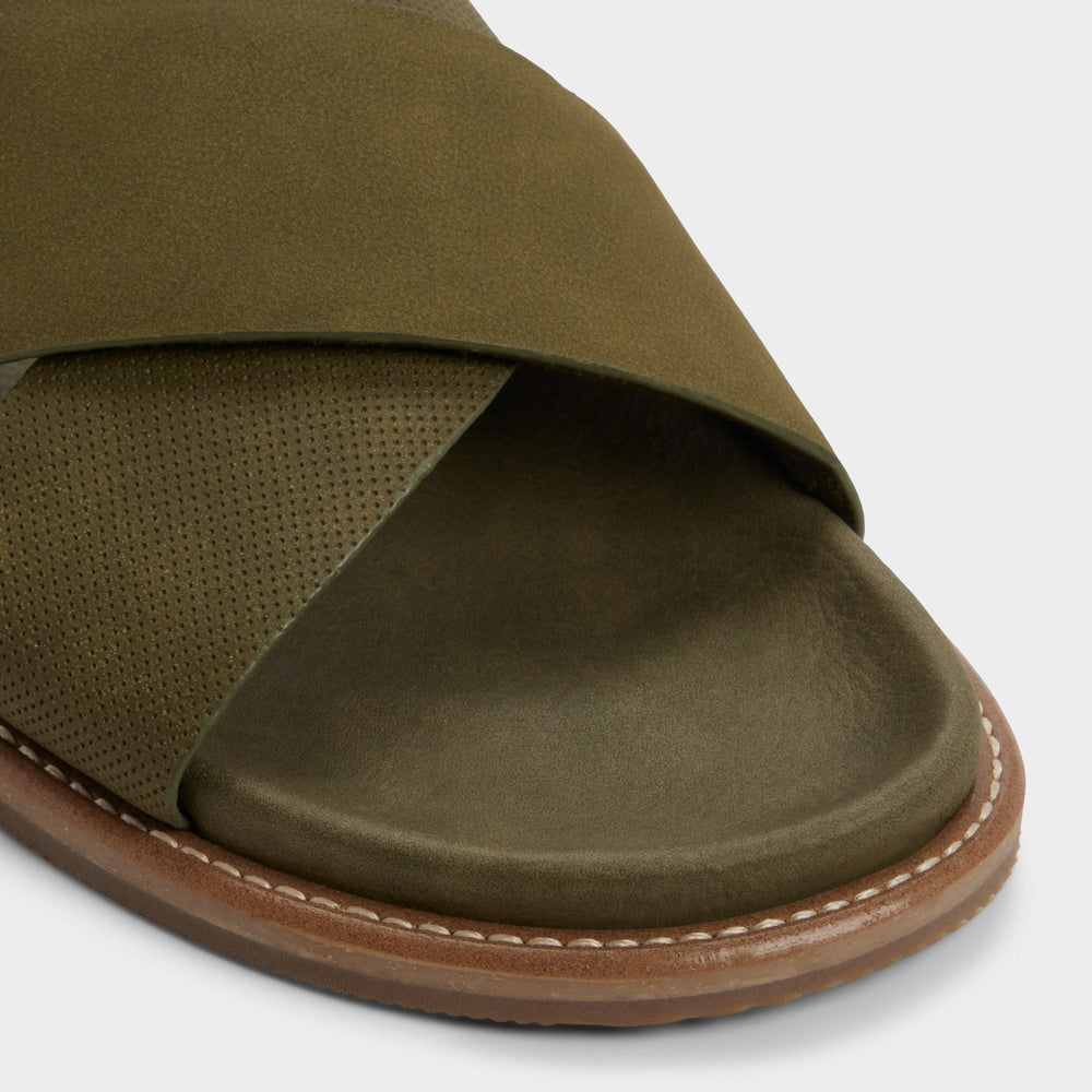 Aldo Marrin in Olive - Slide sandal New