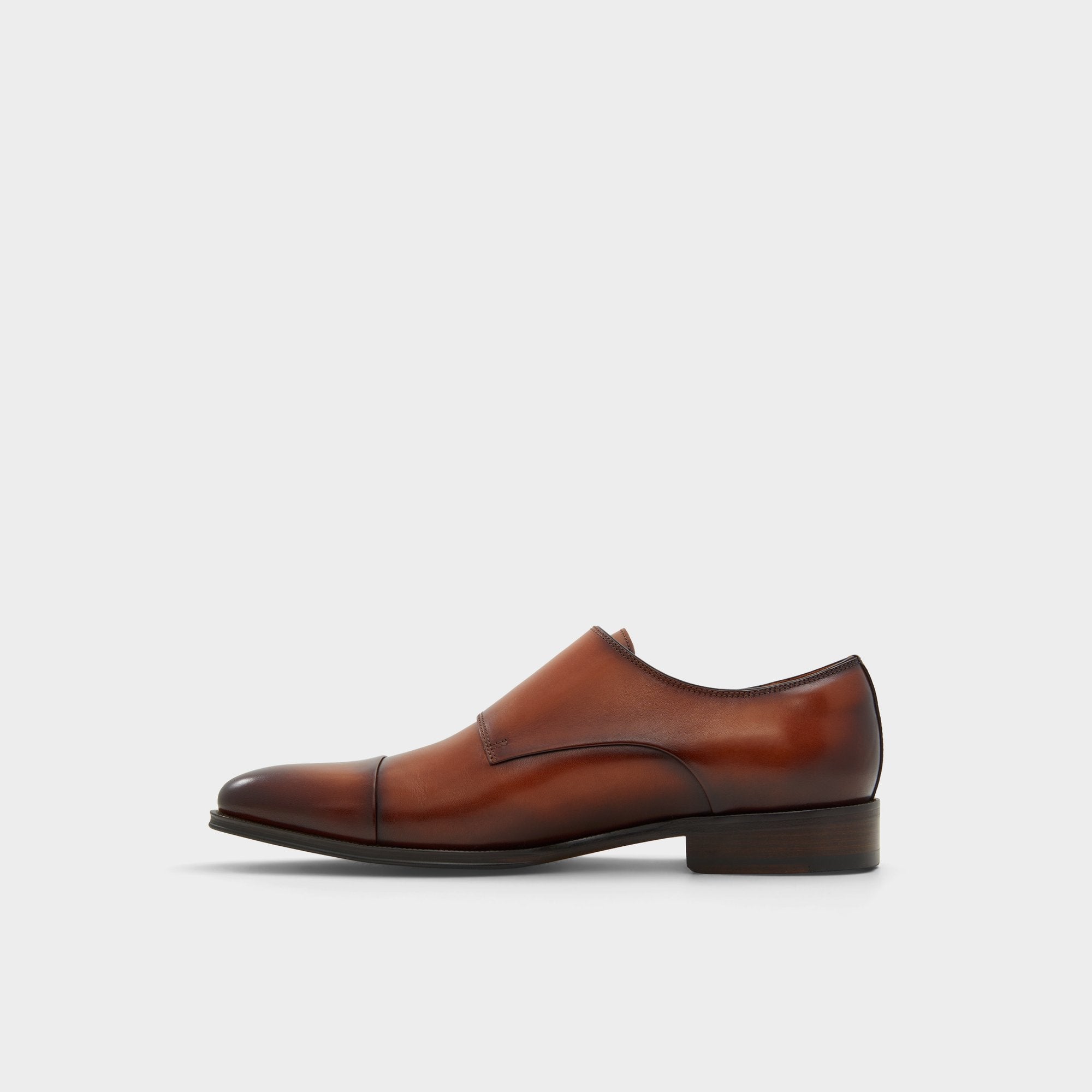 Aldo Axwell Cognac Men's Dress Shoes - Monkstrap loafer New|Men