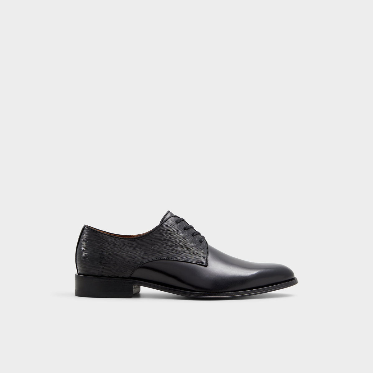 Aldo Halbart Black Leather Embossed Men's Oxfords & Lace-ups - Oxford shoe New|Men