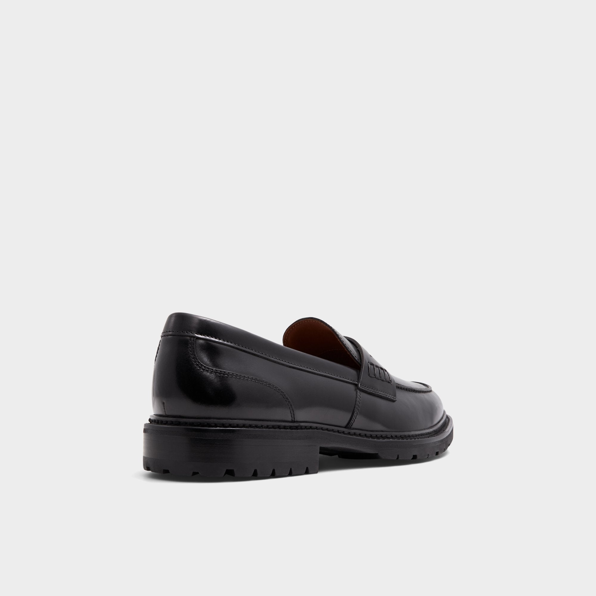 Aldo Aleris Black Men's Dress Shoes - Loafer, Lug sole New|Men