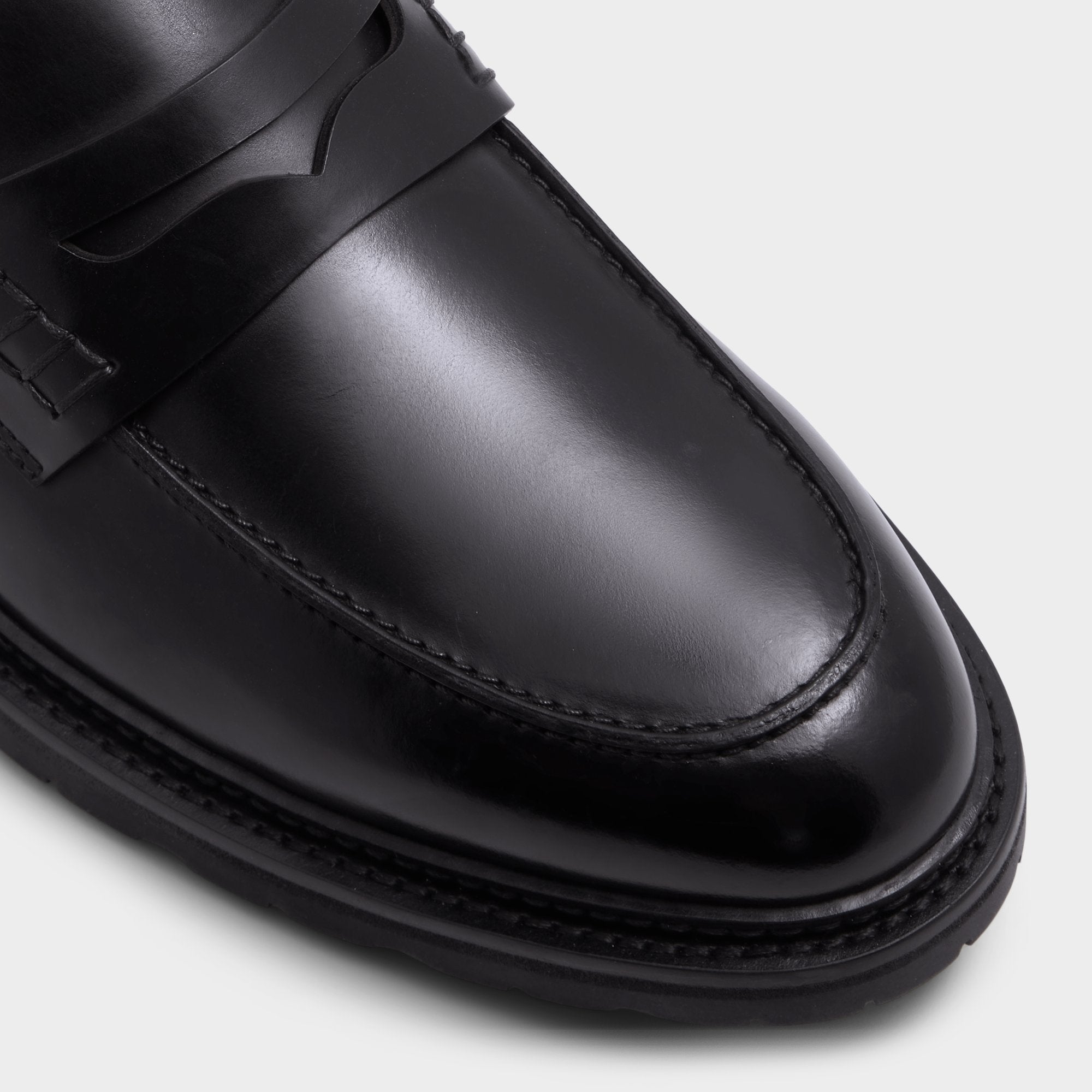 Aldo Aleris Black Men's Dress Shoes - Loafer, Lug sole New|Men