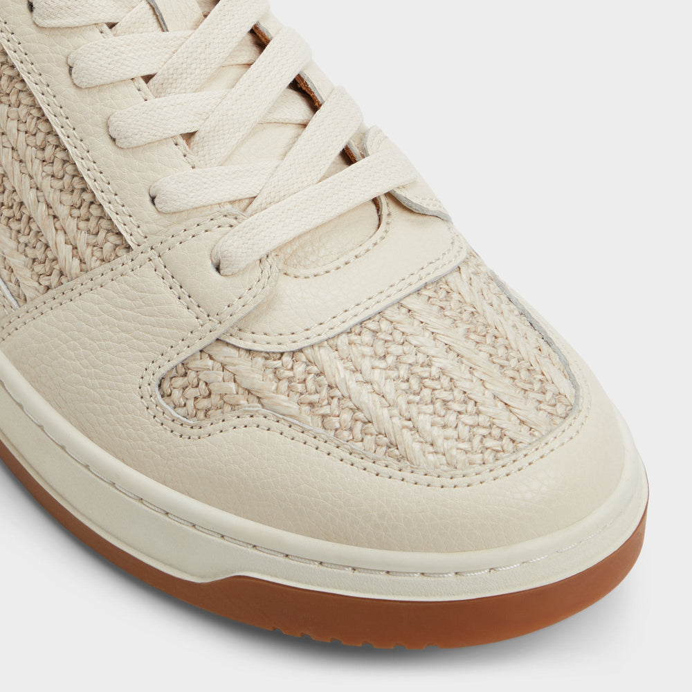 Aldo Ludlow White Leather Mixed Material Men's Low top - Low top sneaker New|Men