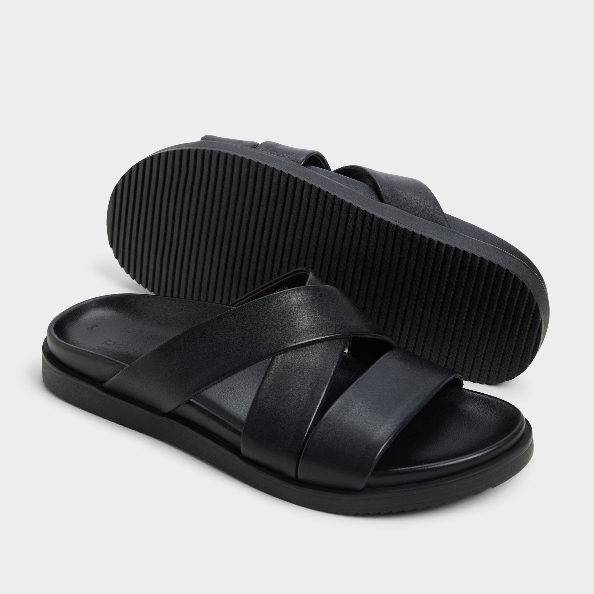 Aldo Kairo Black Men's Sandals & Slides - Slide sandal New|Men