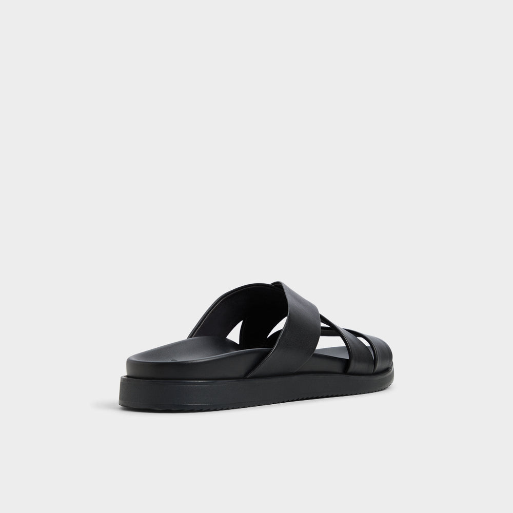 Aldo Kairo Black Men's Sandals & Slides - Slide sandal New|Men