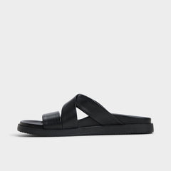 Aldo Kairo Black Men's Sandals & Slides - Slide sandal New|Men