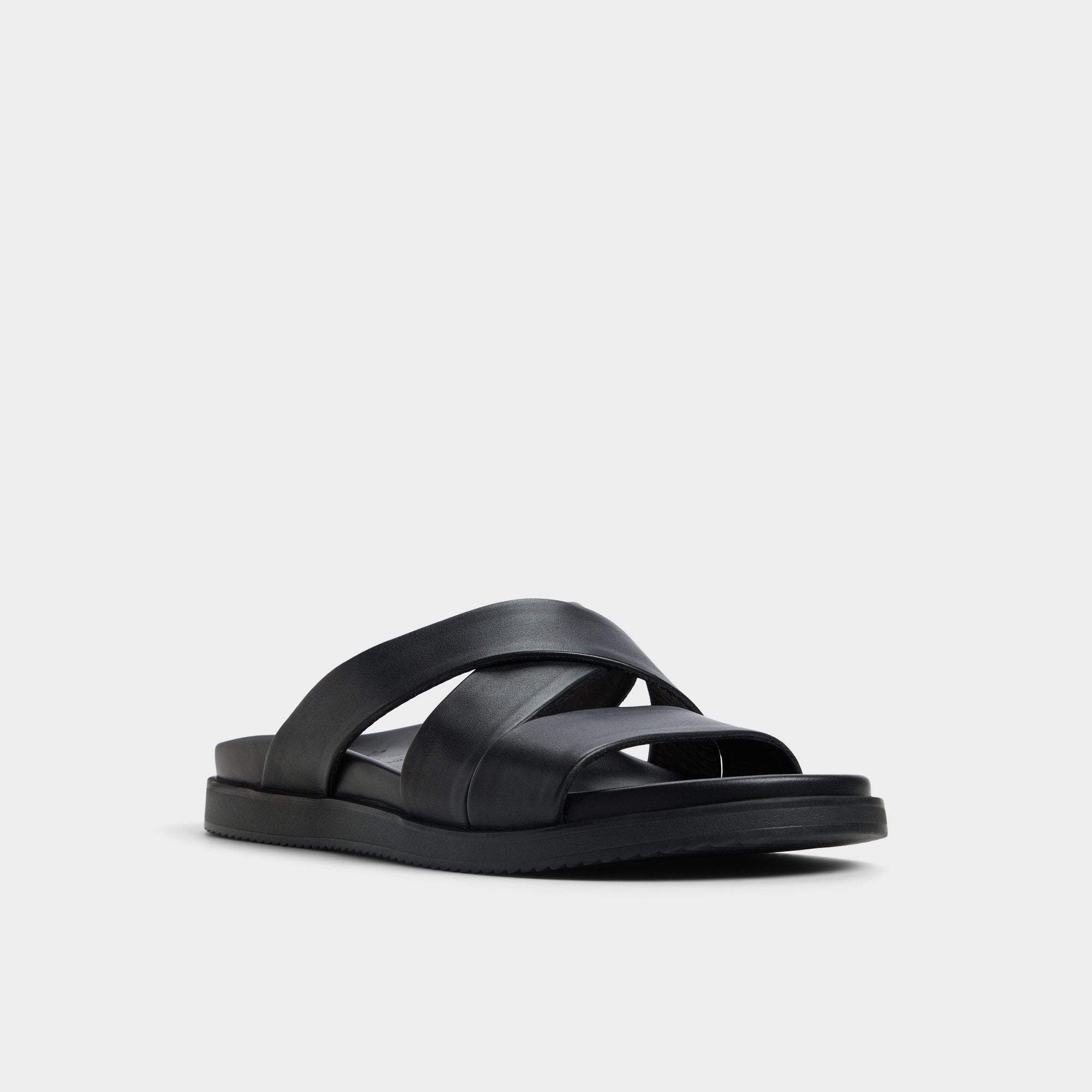 Aldo Kairo Black Men's Sandals & Slides - Slide sandal New|Men
