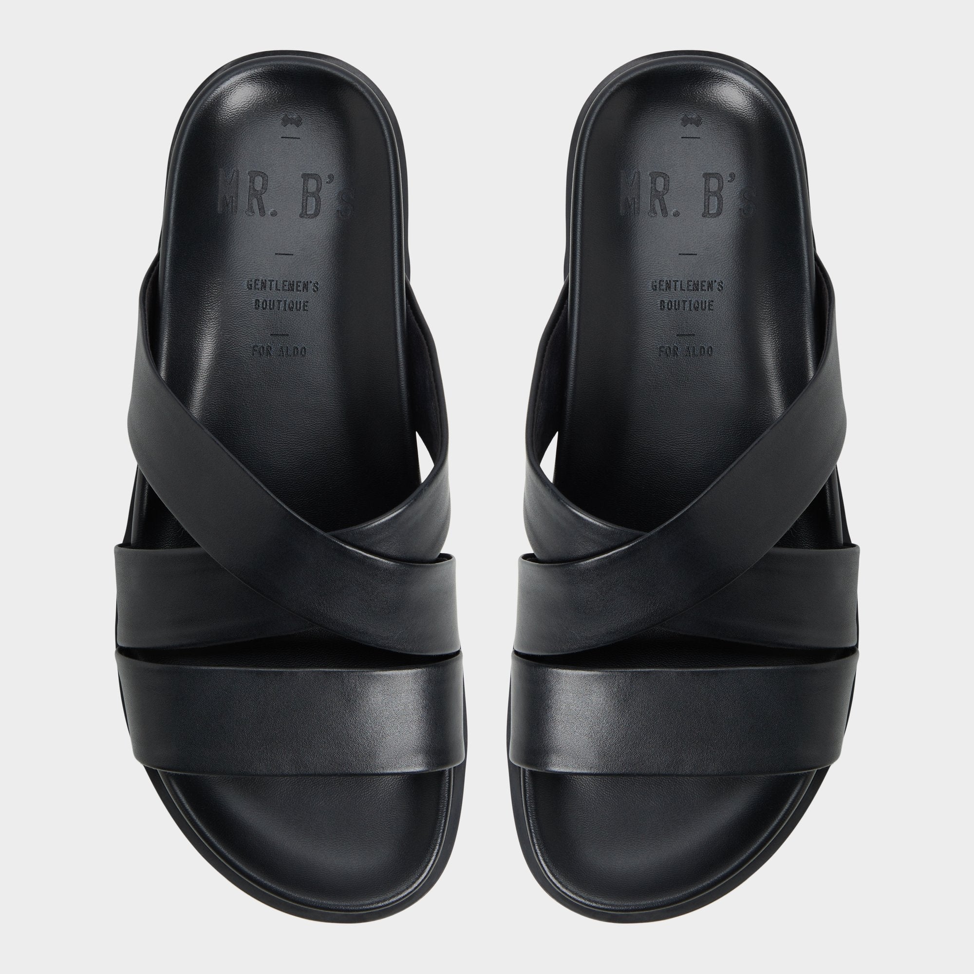 Aldo Kairo Black Men's Sandals & Slides - Slide sandal New|Men
