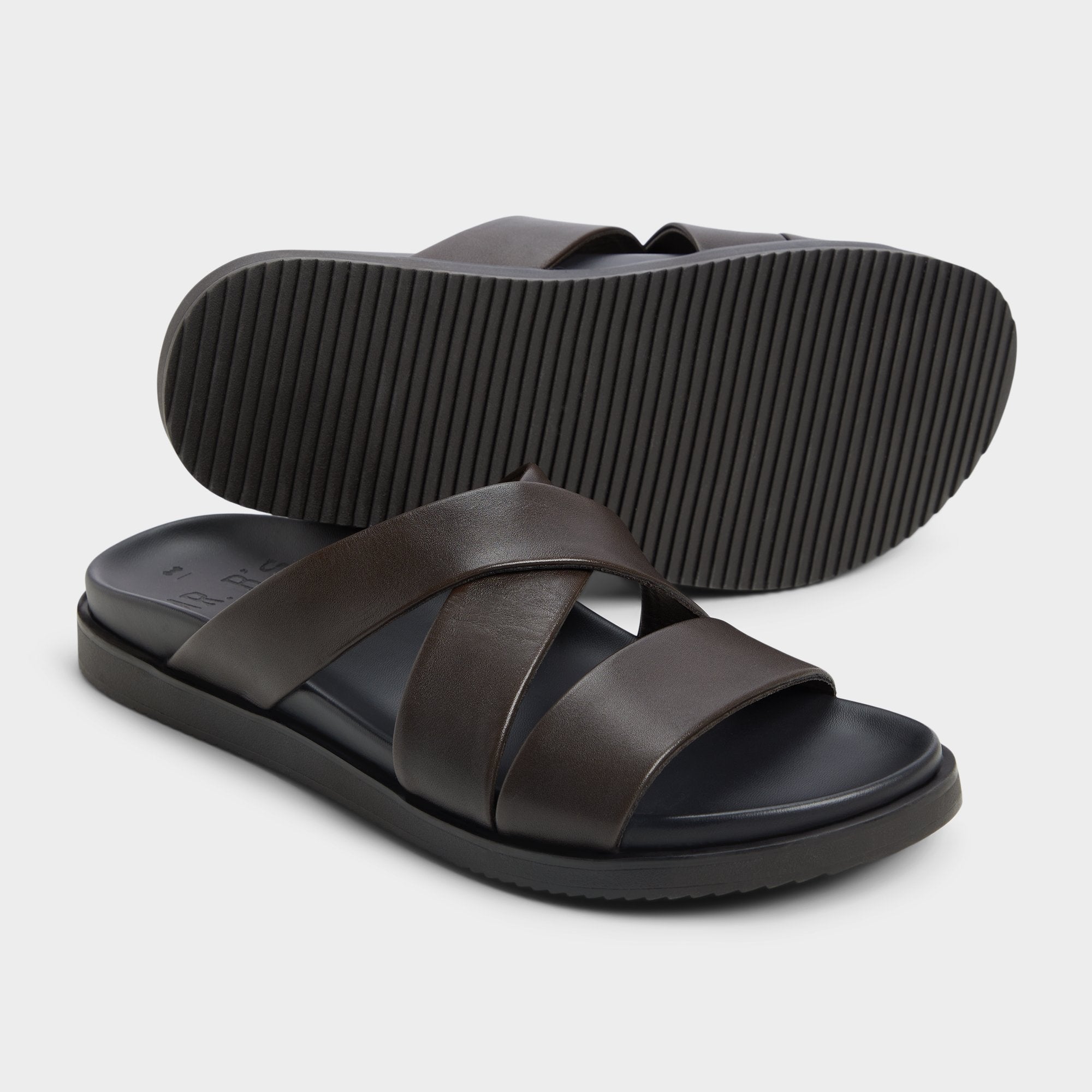 Aldo Kairo Dark Brown Men's Sandals & Slides - Slide sandal New|Men
