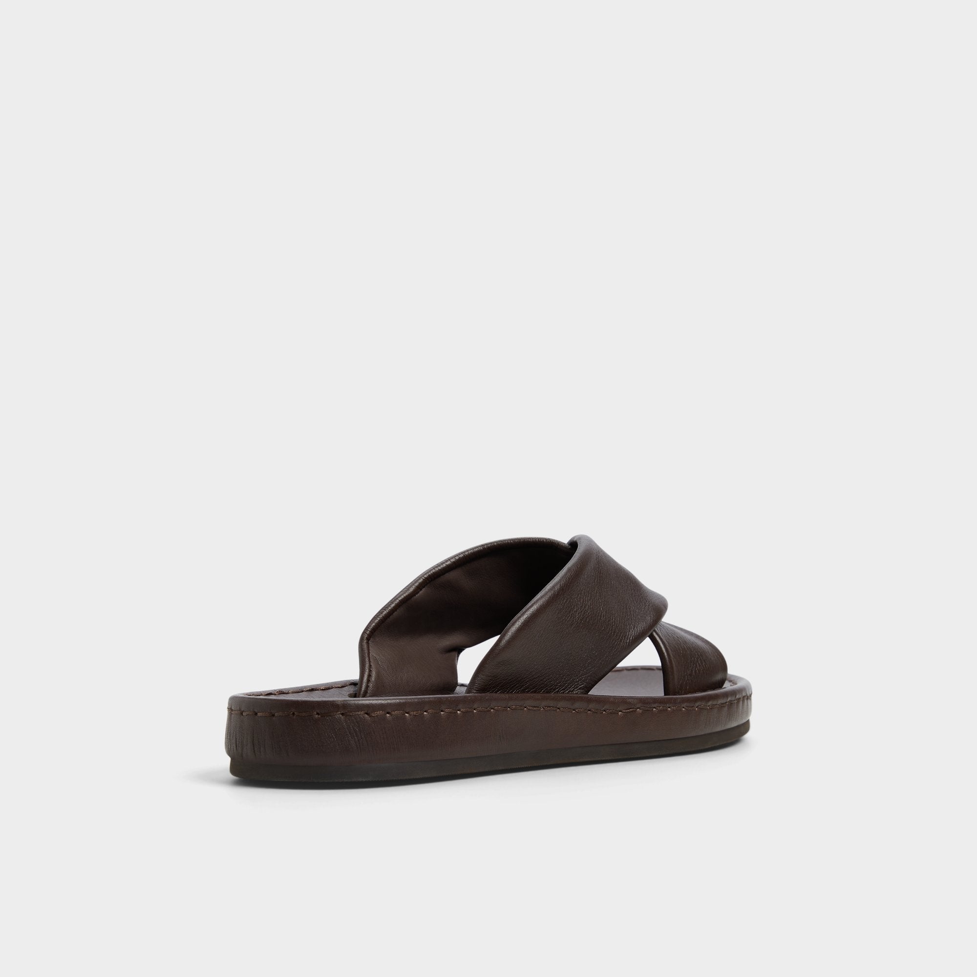 Aldo Steele Dark Brown Men's Sandals & Slides - Slide sandal New|Men