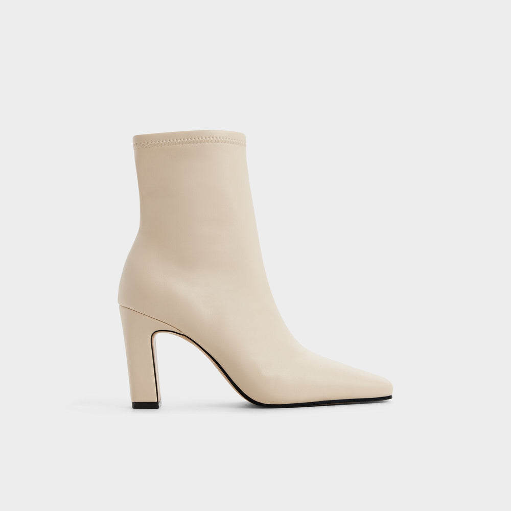 Aldo Cybele in Cream - Ankle boot, Block heel Women