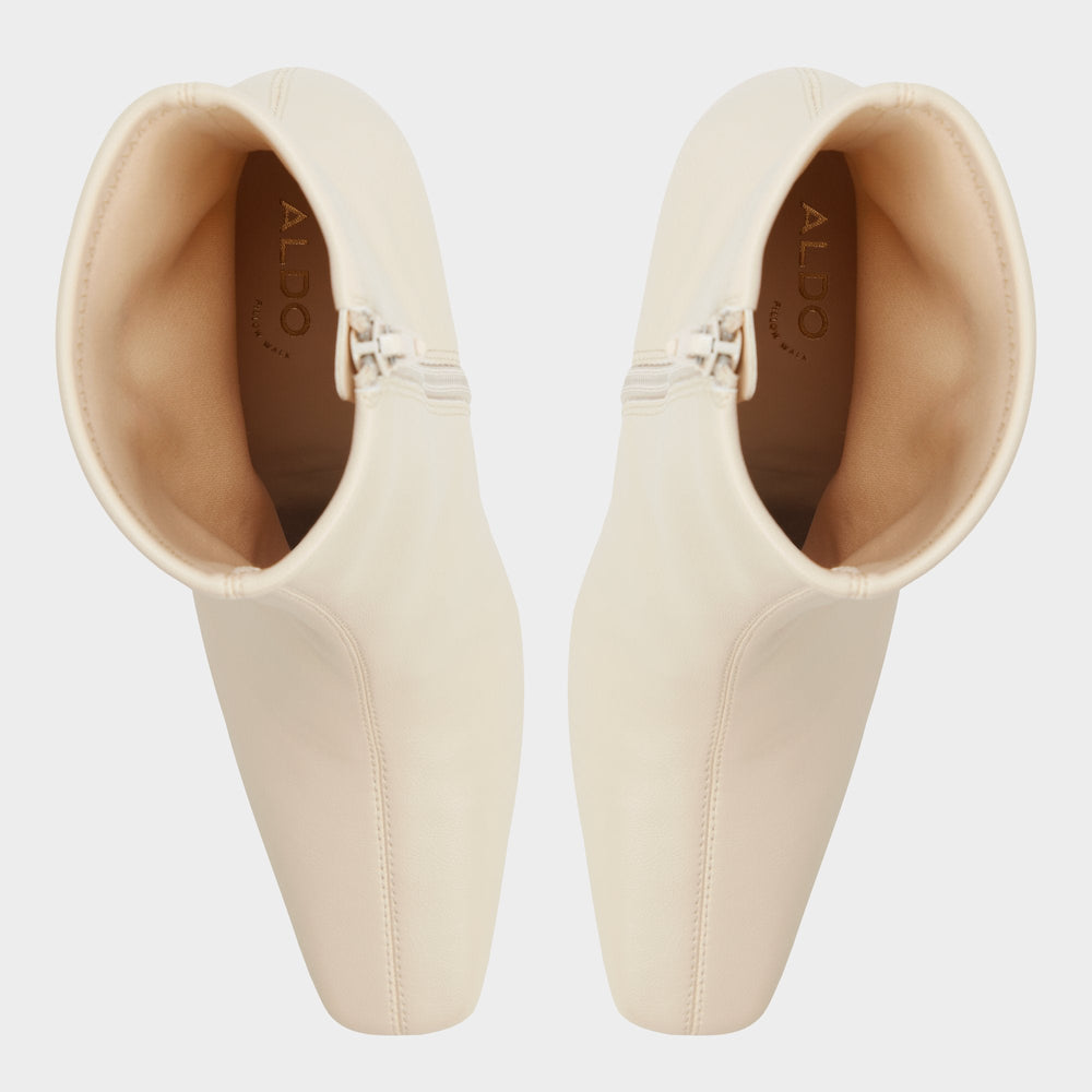Aldo Cybele in Cream - Ankle boot, Block heel Women
