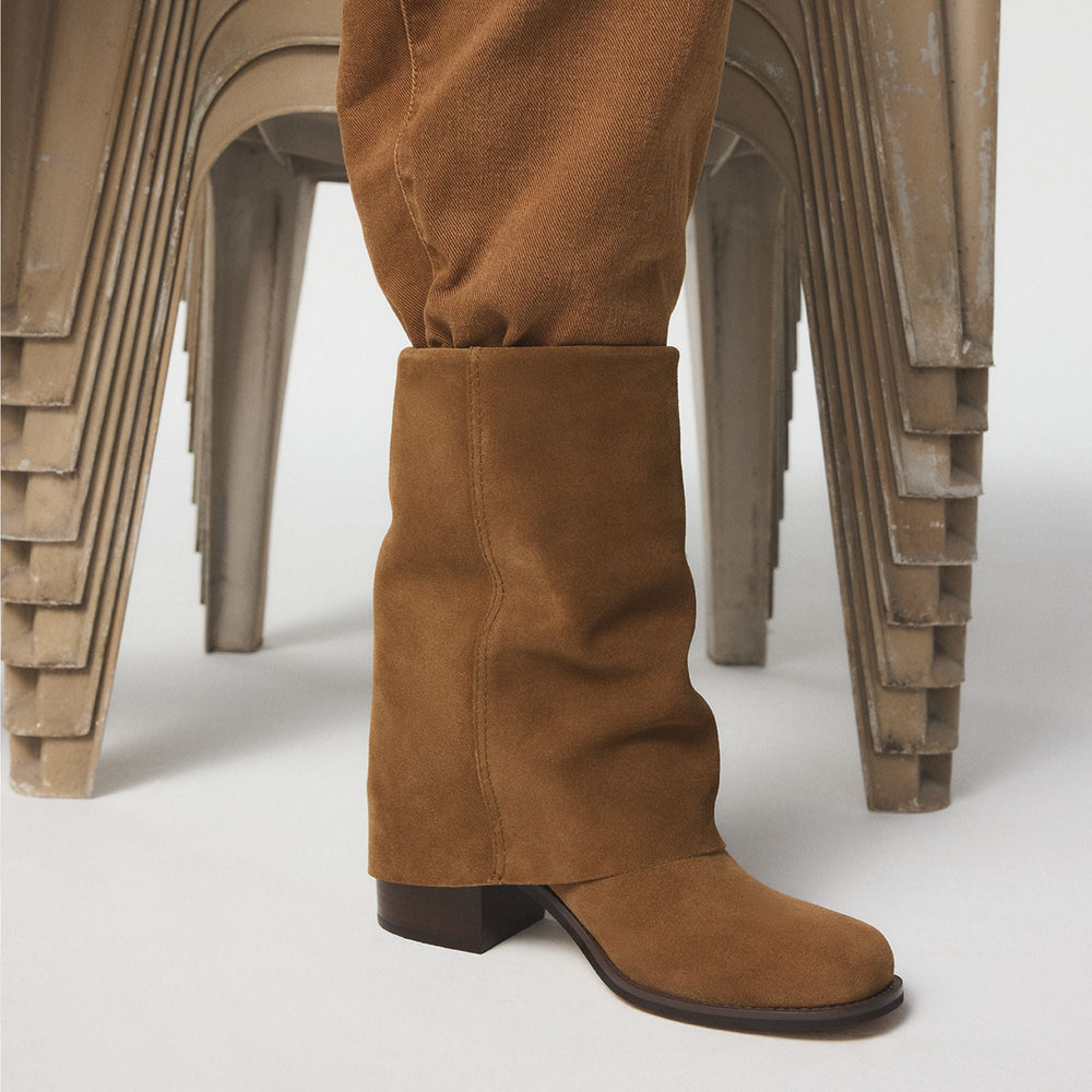 Aldo Nolya in Medium Brown - Ankle boot, Block heel Women|Bags