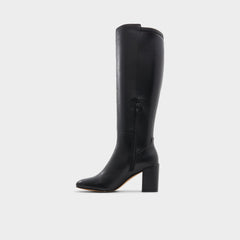 Aldo Satori Black/Black Women's Tall Boots - Knee-high boot, Block heel Women