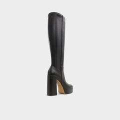 Aldo Albie Black Women's Tall Boots - Knee-high boot, Platform Women
