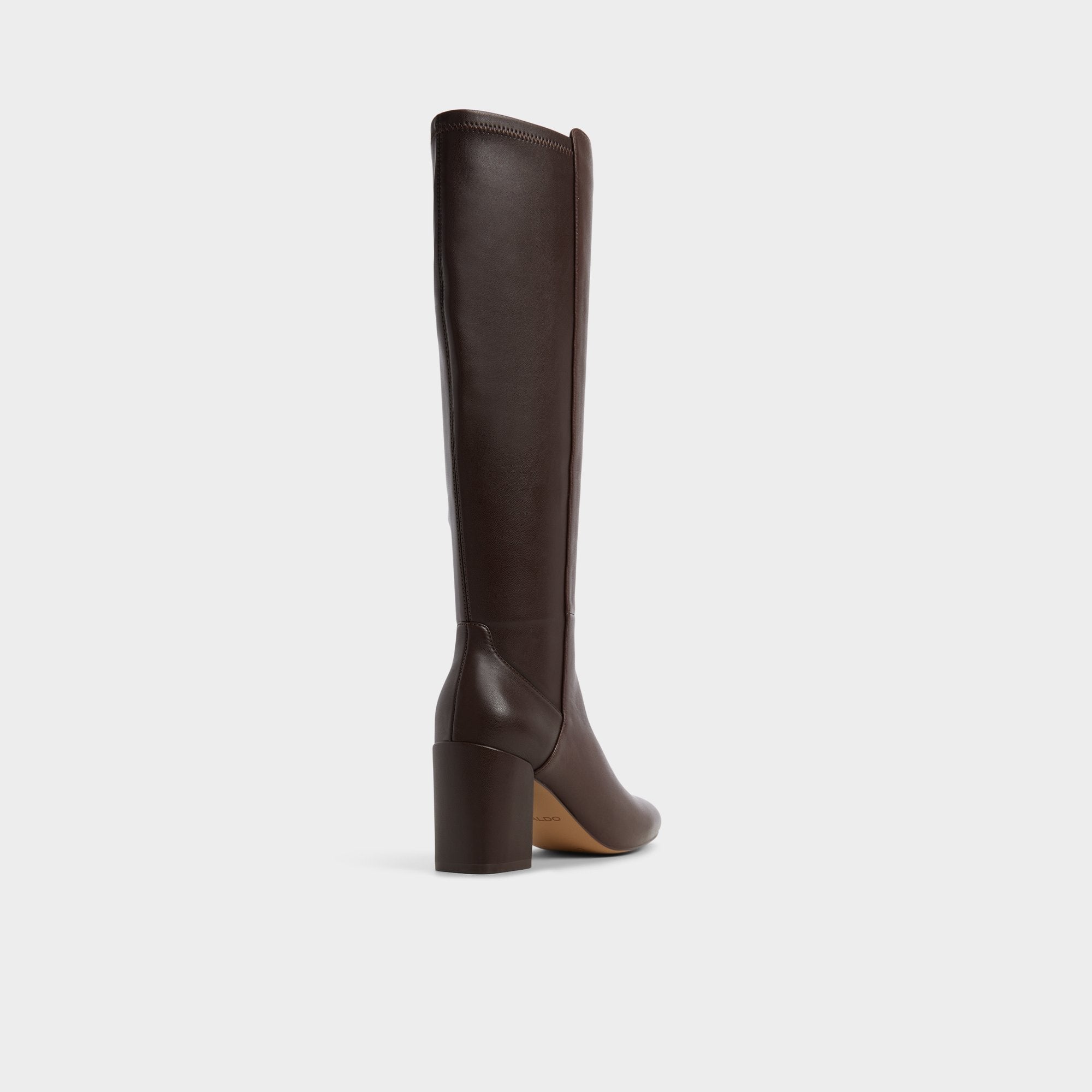 Aldo Satori Brown Overflow Women's Tall Boots - Knee-high boot, Block heel Women