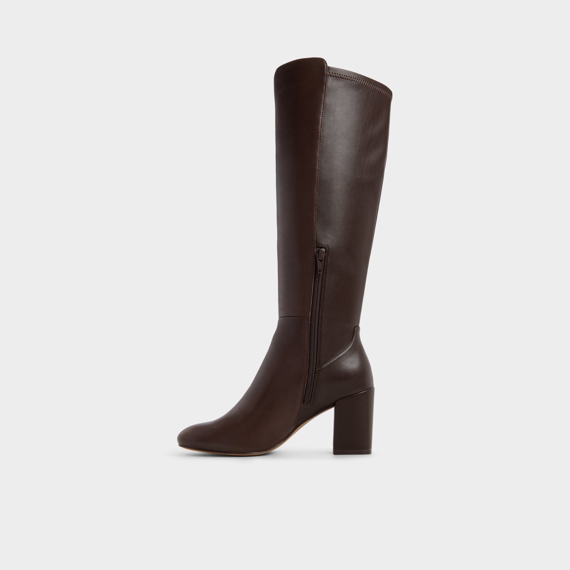 Aldo Satori Brown Overflow Women's Tall Boots - Knee-high boot, Block heel Women