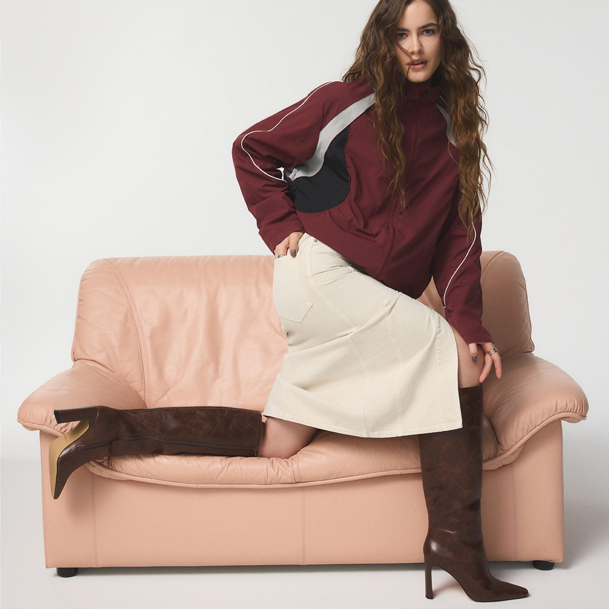 Aldo Elyne in Medium Brown - Knee-high boot Women