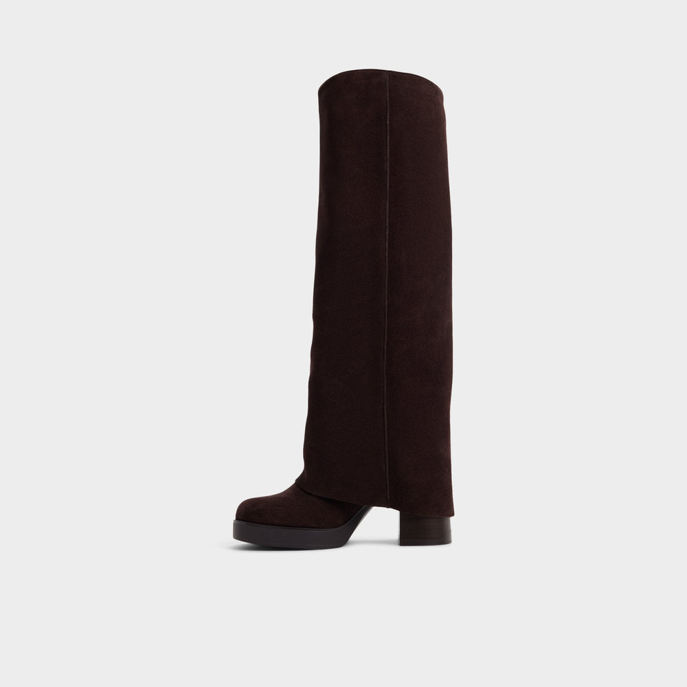 Aldo Maeveh in Dark Brown - Knee-high boot, Platform Women