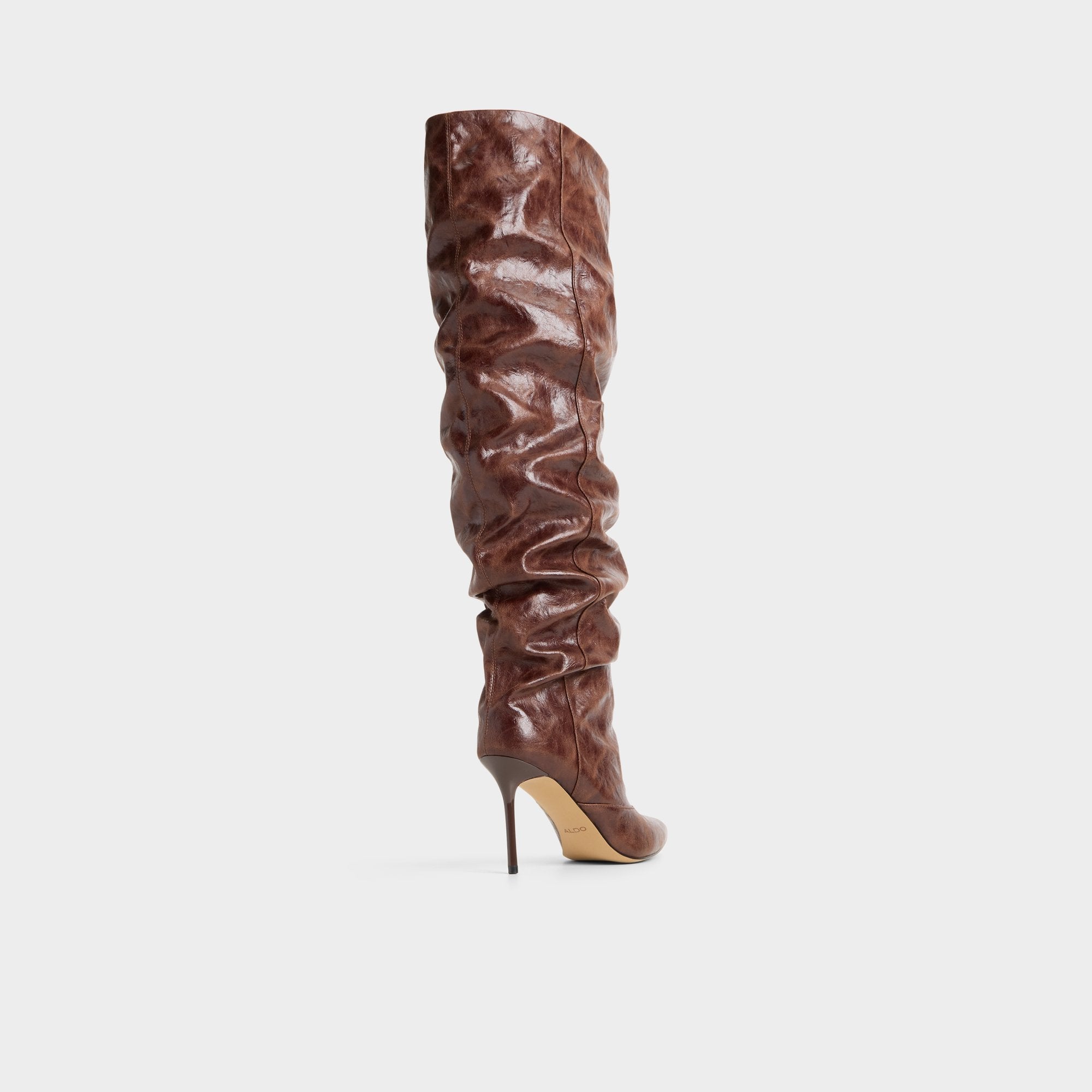 Aldo Daroba in Dark Brown - Over-the-knee boot, Stiletto heel Women