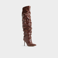 Aldo Daroba in Dark Brown - Over-the-knee boot, Stiletto heel Women
