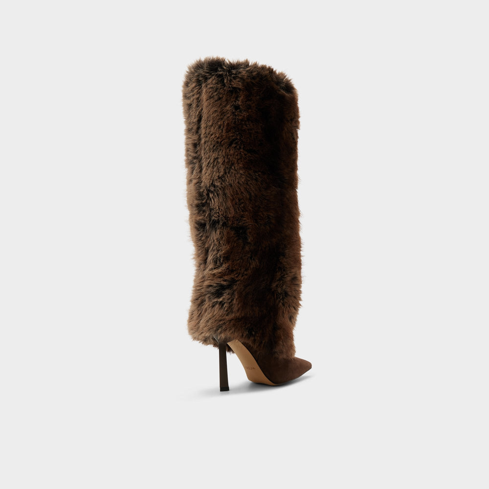Aldo Lennore in Dark Brown 14163383 - Knee-high boot, Stiletto heel Women