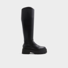 Aldo Carelden Black Women's Tall Boots - Knee-high boot, Lug sole Women