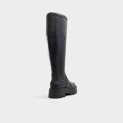 Aldo Carelden Black Women's Tall Boots - Knee-high boot, Lug sole Women