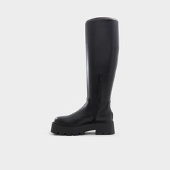 Aldo Carelden Black Women's Tall Boots - Knee-high boot, Lug sole Women